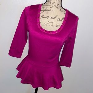 🌺Nicki Minaj Pretty In Peplum Top🌺